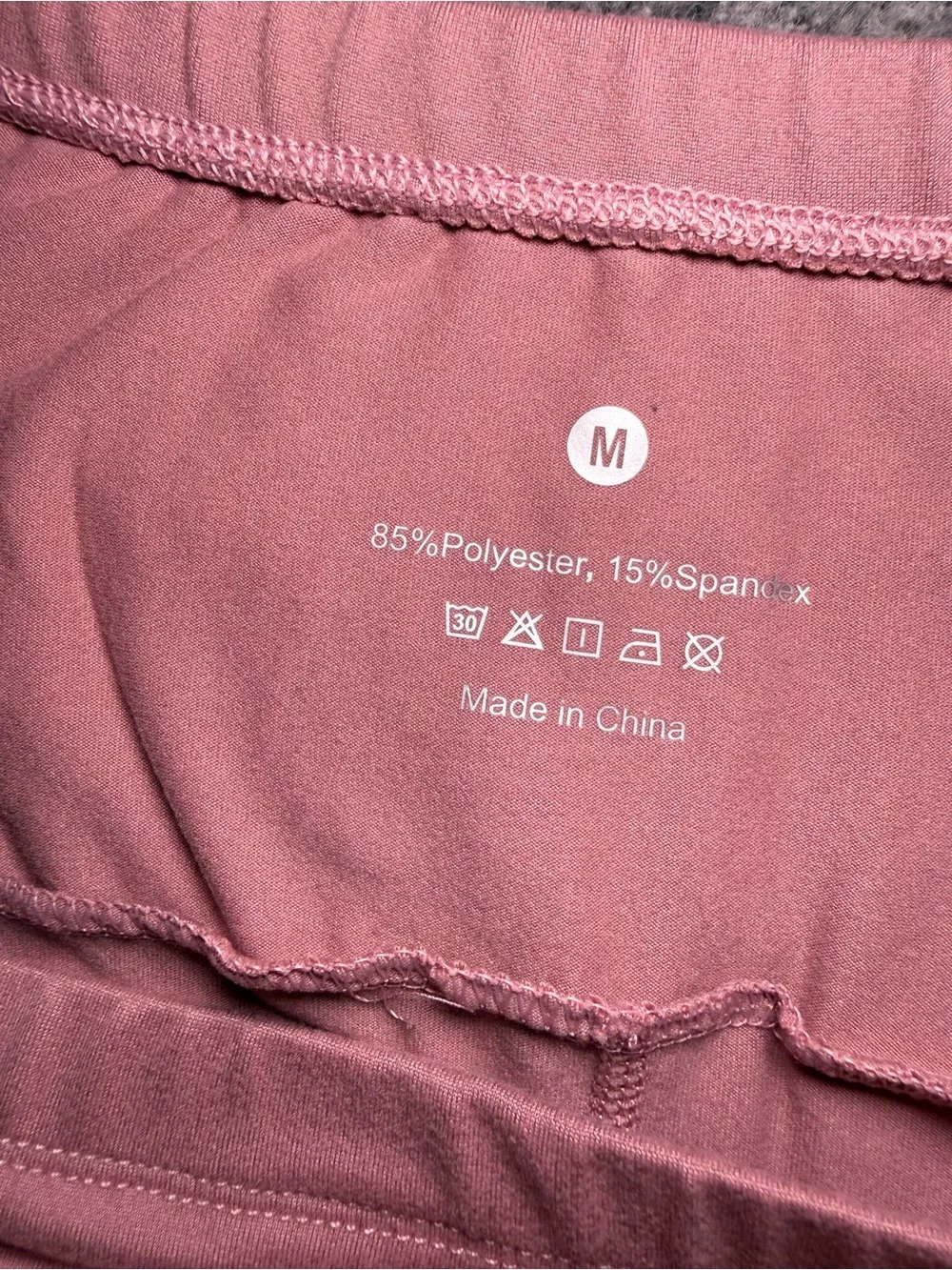 Women’s High-Waist Pink Bike Shorts Maternity
